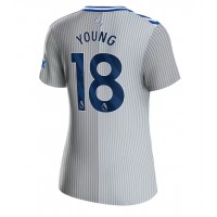 Camiseta Everton Ashley Young #18 Tercera Equipación para mujer 2023-24 manga corta
